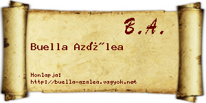 Buella Azálea névjegykártya